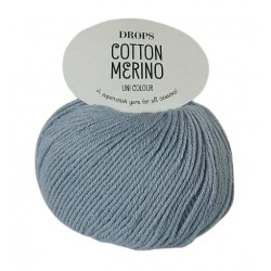 Drops Cotton Merino 09 błękitny