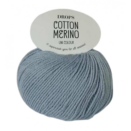 Drops Cotton Merino 09 błękitny