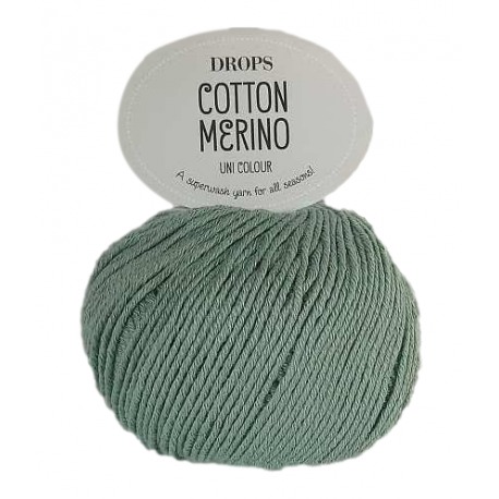 Drops Cotton Merino 29 morska zieleń
