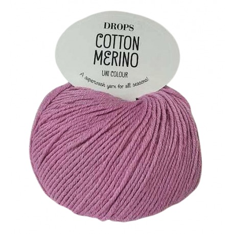Drops Cotton Merino 04 różowy