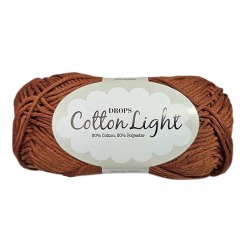 DROPS Cotton Light 35 rdzawy