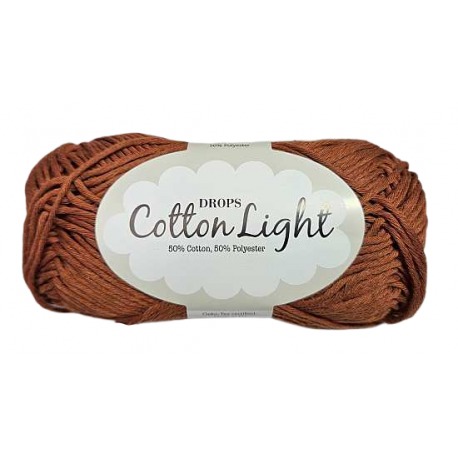 DROPS Cotton Light 35 rdzawy