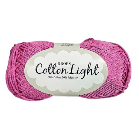 DROPS Cotton Light 38 różowy