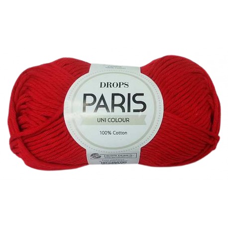 DROPS Paris 12 czerwony