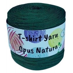Opus T-shirt Yarn butelkowa zieleń