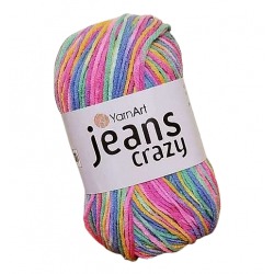 YarnArt Jeans Crazy 7205 melanż pastelowy