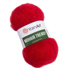 YarnArt Mohair Trendy 105 czerwony