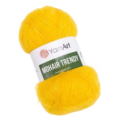 YarnArt Mohair Trendy 136 żółty