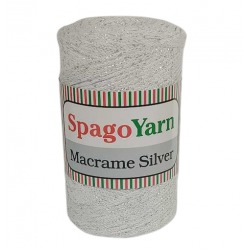 Spagoyarn Macrame Silver 120 biały