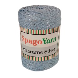 Spagoyarn Macrame Silver 129 błękitny