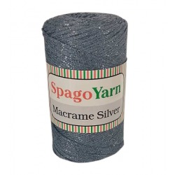Spagoyarn Macrame Silver 130 jeans