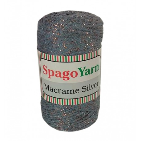 Spagoyarn Macrame Silver 131
