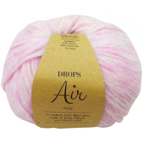 Drops Air 8 jasny różowy