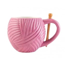 Kubek ceramiczny 500ml - różowy