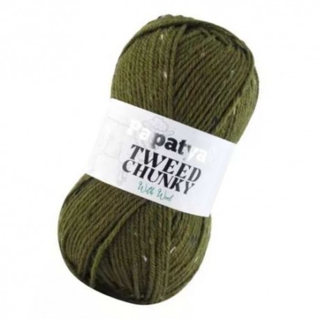 Papatya Tweed Chunky 6970 zielony
