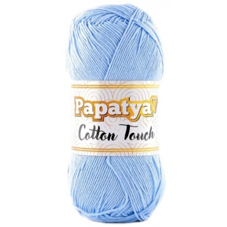 Papatya Cotton Touch 420 błękitny (100g)