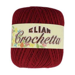 Crochetta ELIAN 3248 bordowy