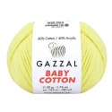 Gazzal Baby Cotton 3413 jasny żółty