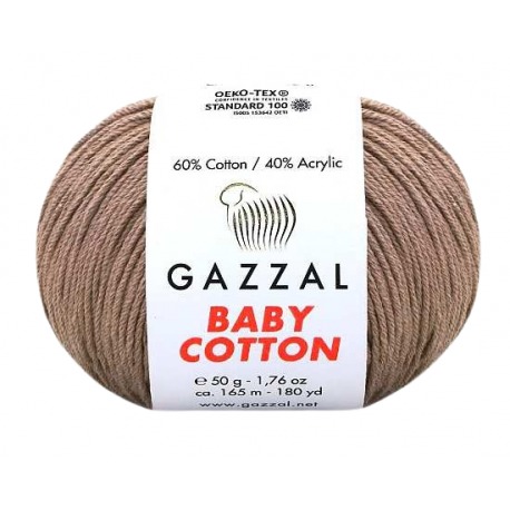 Gazzal Baby Cotton 3434 kawa z mlekiem