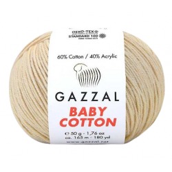 Gazzal Baby Cotton 3445 ciepły beż