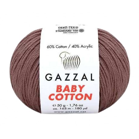 Gazzal Baby Cotton 3455 jasny brąz