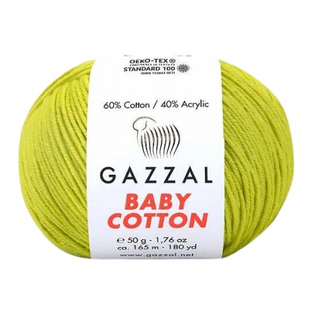 Gazzal Baby Cotton 3457 oliwka