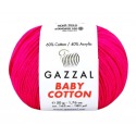Gazzal Baby Cotton 3461 neonowy róż