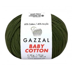 Gazzal Baby Cotton 3463 ciemny zielony