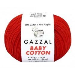 Gazzal Baby Cotton 3443 czerwony