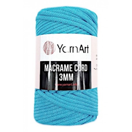 YarnArt Macrame Cord 3mm 763 turkusowy