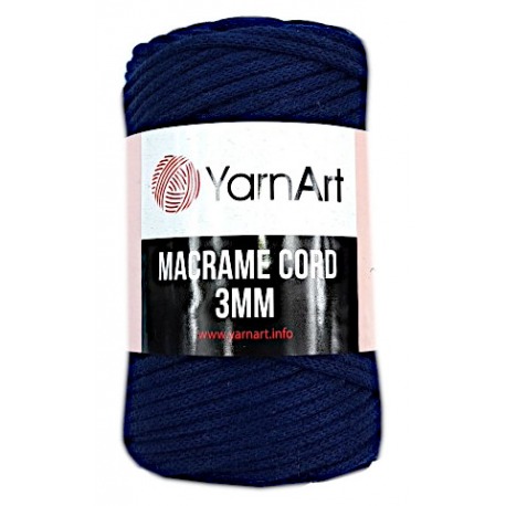 YarnArt Macrame Cord 3mm 784 granatowy