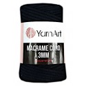 YarnArt Macrame Cord 3mm 750 czarny