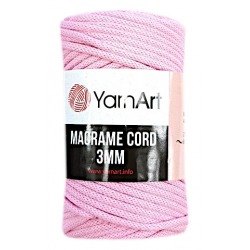 YarnArt Macrame Cord 3mm 762 różowy