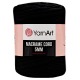 YarnArt Macrame Cord 5mm 750 czarny