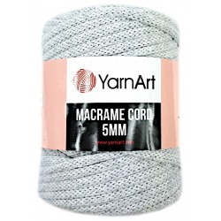 YarnArt Macrame Cord 5mm 756 jasny szary