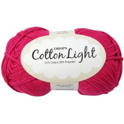 DROPS Cotton Light 18 amarantowy