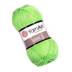 YarnArt Ideal 26 neonowy zielony