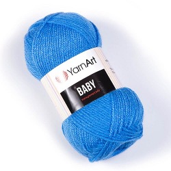 YarnArt Baby 600 niebieski