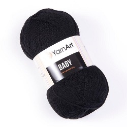 YarnArt Baby 585 czarny