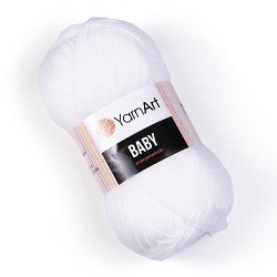YarnArt Baby 501 biały