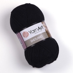 YarnArt Shetland kolor 02 czarny