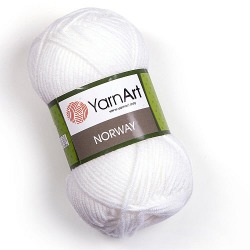 YarnArt Norway 150 biały