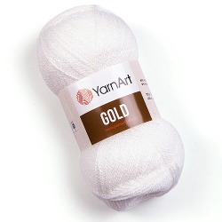 YarnArt Gold 9362 biały