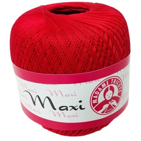 MAXI Madame Tricote czerwony 6328