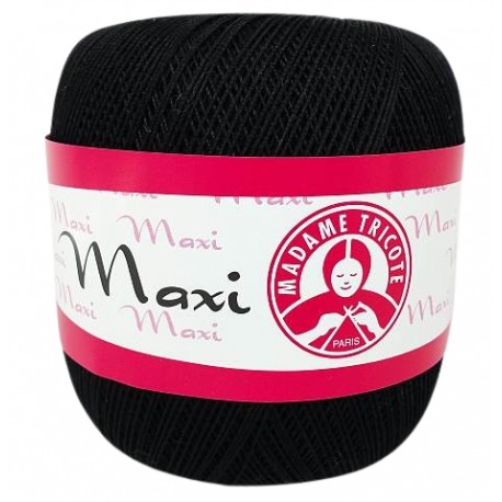 MAXI Madame Tricote czarny 9999