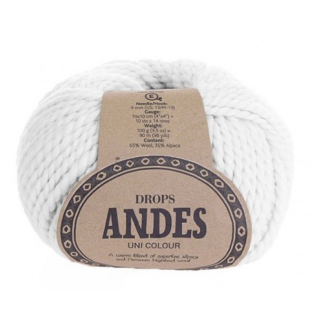 Drops Andes 1101 biały