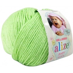 Alize Baby Wool 41 pastelowa zieleń