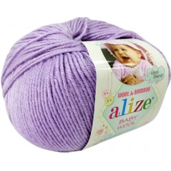 Alize Baby Wool 146 jasny fioletowy