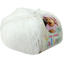 Alize Baby Wool 55 biały