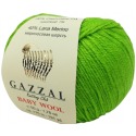 Gazzal Baby Wool 821 soczysta zieleń